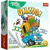 Trefl, Umzug Familie, Konstruktionsspiel, Turmbau, Familienspiel, Gesellschaftsspiel, Geschicklichkeitsspiel für Erwachsene und Kinder ab 3 Jahren