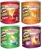 Pringles Mix Paket (48 x 40 gr.) 4 verschiedene Pringles Sorten Original-Texas BBQ-Paprika-Sour Cream Onion