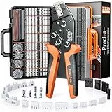 Preciva 2220pc DuPont Crimpzange Tool Crimpzange Set passt für 0.08-1.5 (AWG28-16) mm nicht isolierte Kabelschuhe und Buchsen, passend für ATX, EPS, PCIE, SATA Power Pins