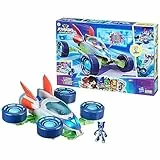 PJ Masks Power Heroes PJ Heldenfahrzeug, umbaubares Heldenblitz Fahrzeug der Powerhelden mit 3 Modi, Lichtern und Sounds