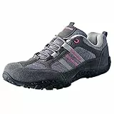Knixmax Wanderschuhe Damen Herren Leicht Trekkingschuhe Outdoorschuhe Atmungsaktiv rutschfeste Trekking- & Wanderhalbschuhe Grau 38EU