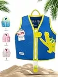 KIDVERSE Schwimmweste Kinder 2-6 Jahre - Komfort Schwimmhilfe mit Bauchumfang bis 62cm - Schwimmhilfe Kinder 2-6 Jahre - Kinderschwimmweste zum Schwimmen Lernen - Schwimmweste Kind