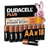 DURACELL Plus AA-Batterien (18er-Pack) – Alkaline-Batterien 1,5 V
