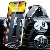 VANMASS 2025【True Militär-Klasse】 Handyhalterung Auto【Bombenfest Saugnapf & Lüftungsclip】 Universale Handy Halterung Auto Armaturenbrett Scheibe für iPhone 17 Pro Max/17 Air 16/15/14 Samsung S25 usw