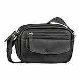 TOM TAILOR Denim Fara Damen Umhängetasche Crossbody Bag Klein Schwarz