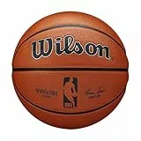Wilson Unisex-Adult NBA Authentic Series Outdoor Basketball, Brown, 7