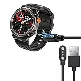 Blueshaweu Ladekabel Kompatibel mit Voigoo Smartwatch 1,39'' C21 PRO, Kabel Ladegerät Ladestaion für Voigoo C21 PRO Smartwatch (schwarz)