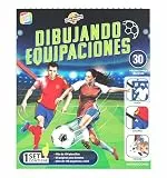 Cefa Toys Pe Picasso Fußballmannschaften, 30 Blatt, 100 Aufkleber, 100 Schablonen, 12 Farben, 1 Filzstift mit feiner Spitze, geeignet für Kinder ab 8 Jahren