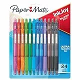 Paper Mate InkJoy 300RT Druckkugelschreiber, mittlere Spitze (1,0 mm), verschiedene Farben, 24 Stück