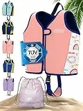 KIDVERSE Schwimmweste Kinder 3-6 Jahre - TÜV geprüfte Schwimmhilfe mit Bauchumfang bis 66cm - Schwimmhilfe Kinder 3-6 Jahre - Kinderschwimmweste zum Schwimmen Lernen - Komfort Schwimmweste Kind