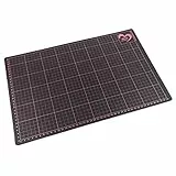 Ideen mit Herz Schneidematte, selbstheilend, Ideen-mit-Herz-Design | mit Bemaßung, Zentimetereinteilung | schnittfeste Arbeits-Unterlage zum Basteln, Scrapbooking, Modellbau (Din A3 | 45 x 30 cm)