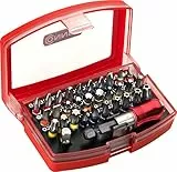 Connex Bit-Set 32-teilig - Aus Silizium-Molybdän-Stahl - Gängige Standard-Bits - In praktischer Kunststoffbox / Bit-Satz für Schaubarbeiten / Bit-Sortiment / Schrauber-Bits / COXB973932