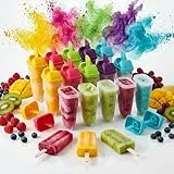 FACKELMANN Eisformen Set, 15 Eisformen für Stieleis, leckeres selbstgemachtes Eis, Sorbet und Frozen Yoghurt, spülmaschinengeeignet, Designed in Germany, bunt