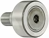 INA NUKRE52 Nockenfolger, Nietentyp, unversiegelt, exzentrisch, metrisch, Stahl, 52 mm Rollendurchmesser, 24 mm Rollenbreite, 40,5 mm Bolzenlänge, 66 mm Gesamtlänge, 20 mm Bolzendurchmesser