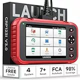 Launch CRP123I V3.0 OBD2 Diagnosegerät Auto, 4 Systeme Auslesegerät Auto, Launch Diagnosegerät mit Öl/EPB/DPF/SAS/BAS/BMS/Drosselklappe Reset, Auto VIN, Batterie-Test, Lebenslanges Update Scan Tool