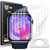 UniqueMe Schutzfolie für Apple Watch 10 42mm Folie - [Flexible TPU] für iwatch 42mm Displayschutz, Blasenfreie, Weich HD Klar Displayfolie, Volle Abdeckung, Anti-Staub 5 Stück
