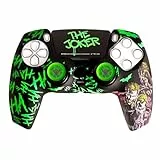 FRTEC Joker Combo Pack PS5-Controller, Hartschale + Grips + Touchpad Sticker für DualSense, PS5, offizielles Lizenzprodukt