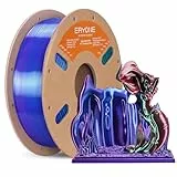 ERYONE HS Seide Vierfarbiges PLA-Filament für 3D-Drucker, 1,75 mm +/-0,03mm, Hyper Speed Coextrusion Filament PLA Shiny 1kg, Evil Pool (Lila & Rot & Grün & Blau)