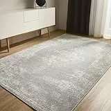benuta Basic Teppich Sia - Taupe 200x300 cm - Kunstfaser - Rechteckig & im Style: Vintage, Boho-Style, Retro - Pflegeleicht für Wohnzimmer Schlafzimmer