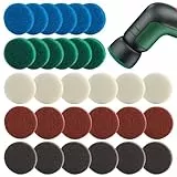 Aufsatz für Bosch Universal Brush 30 Stück Akku Reinigungsbürste Pad für Bosch mit 5 Modell Küchenpad Schaumstoffpad Mikrofaserpad Hochleistungspad zum Bosch Home/Garden 6033 Reinigungsbürste