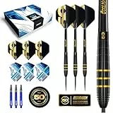 RED DRAGON Darts - 50 Jahre Jubiläums Spieler Edition - Luke Humphries 'Coolhand' 22g - 90% Wolfram - Professionelles dartpfeile metallspitze Satz - Enthält Steeldarts Pfeile Flüge und Dart Schäfte