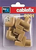 Inofix cablefix Verbindungen Eck-und T-Stücke für 2201 Kabelkanal, 10-teilig, 3210-6 (beige)