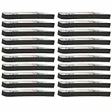 Fdit 20 Stück Schleifband 520 x 20 mm, Aluminiumoxid, Mittel, Metall, Schleifpapierrollen, Gratwerkzeug für Bandschleifer (80#)