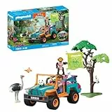 PLAYMOBIL | Animals & Friends | Bunter Geländewagen | Spielzeug ab 4 Jahren | Geschenk für Kinder | Fördert Kreativität & Abenteuerlust | Mit Figuren, Fahrzeug & Zubehör | 71854