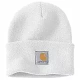 Carhartt Herren Strickmütze mit Bündchen (Closeout), Weiss/opulenter Garten, Einheitsgröße
