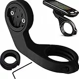 kwmobile Halter für Garmin Edge Halterung - Garmin Halterung Fahrrad - GPS Radcomputer Fahrradhalterung Kunststoff - Fahrradcomputer Mount Schwarz