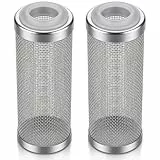 2 Stück Aquarium Aussenfilter Filterschutz,vorfilter aquarium,Langlebig 16 mm Ansaugschutz,Edelstahlfilter Aquarium Filter,Multifunktional,Für Wassertanks Zum Schutz Aller Arten Von Fischen,Garnelen
