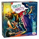 HABA Tasty Wasty – Witziges Karten- & Würfel-Zockerspiel für die ganze Familie ab 8 Jahren, Risikoreiche Jagd in der Mülltonne, für 2-4 Spieler – 2013180001