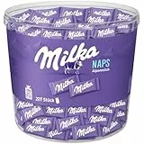 Milka Naps Alpenmilch – Mini-Schokoladentäfelchen aus zarter Alpenmilch-Schokolade – 1 x 1kg