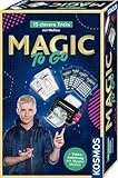 Kosmos 658236 Magic to go, Zauberkasten für Kinder ab 8 Jahren, 15 Coole Tricks Lernen mit Profi-Zauberer Mellow und praktischen Video-Anleitungen, Zaubertricks für Einsteiger
