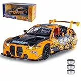 JAMARA 402627 BMW M4 GT3 Diecast 1:24 inkl. Knopfzellen - Modellauto Spielzeug, Kinder Car, Model Miniatur Fahrzeuge, Geschenkidee für Kinder, Türen Manuell öffnen/schließen