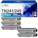 LxTek TN241 245 Kompatibel für Brother TN 241 TN 245 für Brother MFC 9332CDW Toner DCP 9022CDW HL-3142CW MFC 9142 CDN HL-3152CDW HL-3140CW DCP 9017 CDW DCP-9020CDW MCF-9342CDW MFC 9330CDW (5er-Pack)