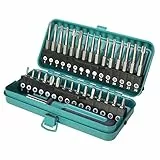 wolfcraft Sicherheits-Schraubendreher Set 31-tlg. - 1386000 - Metallkassette mit 30 Solid-Bits, 25 & 50 mm - Inkl. Handschraubendreher & verschiedene Bit-Größen