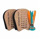 Waboba VOLI - Rethink Your Paddle Game – Backyard Set Includes: 2 Wearable Paddles and 1 Oversized Shuttlecockl - 250 x 123 x 212 mm, Braun