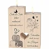Schwester Geschenk，Kerzenhalter - Geschenke An Meine Schwester，Beste Schwester Geschenke，Geschenk Schwester Geburtstag，Geschenkideen für Große Schwester