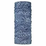 P.A.C. Original Arwana Dark Blue Multifunktionstuch - nahtloses Mikrofaser Halstuch, Unisex, 10 Tragemöglichkeiten