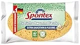 Spontex Tuchschwamm Classic, super saugstarke Tuchschwämme, universell einsetzbar (1 x 3er Pack)