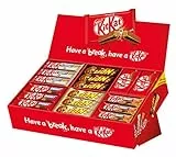 NESTLÉ KITKAT & LION Süßigkeiten-Mix, Schokoriegel-Box mit 6 verschiedenen Sorten, insgesamt 68 Riegel, 1er Pack (1x2.8 kg) (Verpackung kann variieren)