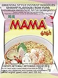 MAMA Instantnudeln Tom Yum mit Shrimpsgeschmack – Instantnudelsuppe orientalischer Art – Authentisch thailändisch kochen – 24 x 60 g | 60 g (24er Pack)