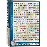 EuroGraphics EG60000128 Puzzle Flaggen der Welt mehrfarbig