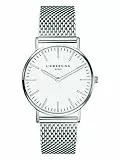 Liebeskind Damen Analog Quarz Armbanduhr mit Edelstahlarmband silberfarben