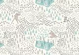 Komar Disney Vlies Fototapete - Bambi Woodland - Größe: 400 x 280 cm (Breite x Höhe) - Kinderzimmer, Tapete, Wälder, Kindertapete, Wandtapete - IADX8-057