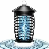 PALONE Insektenvernichter Elektrisch, 4500V Elektrischer Mückenlampe mit 20W UV & 9W LED Licht & 1,2M Kabel, Wirksam Reduzieren Fliegender Insekten für Küche Garten