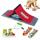 MOMSIV Mini Finger Skateboard und Ramp Zubehör Set (A)
