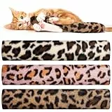 OSDUE Katzenminze Katzenspielzeug, 3 PCS Katzen Spielzeug Set, Katzenkissen mit Katzenminze Katzen Baldrian Kissen Plüsch Schmusekissen, Weiches Flauschiges Haustier beruhigendes Spielzeug