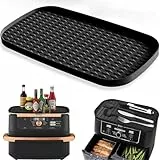 Ninja AF500EU AF400EU AF451EU Heißluftfritteuse Zubehör, Airfryer Zubehör Aufbewahrungsregal Silikonmatte für Ninja Foodi Max Dual Zone 9,5L-10,4L